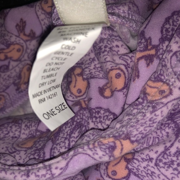 LulaRoe Lavender Dodo Bird Leggings - Picture 5 of 5